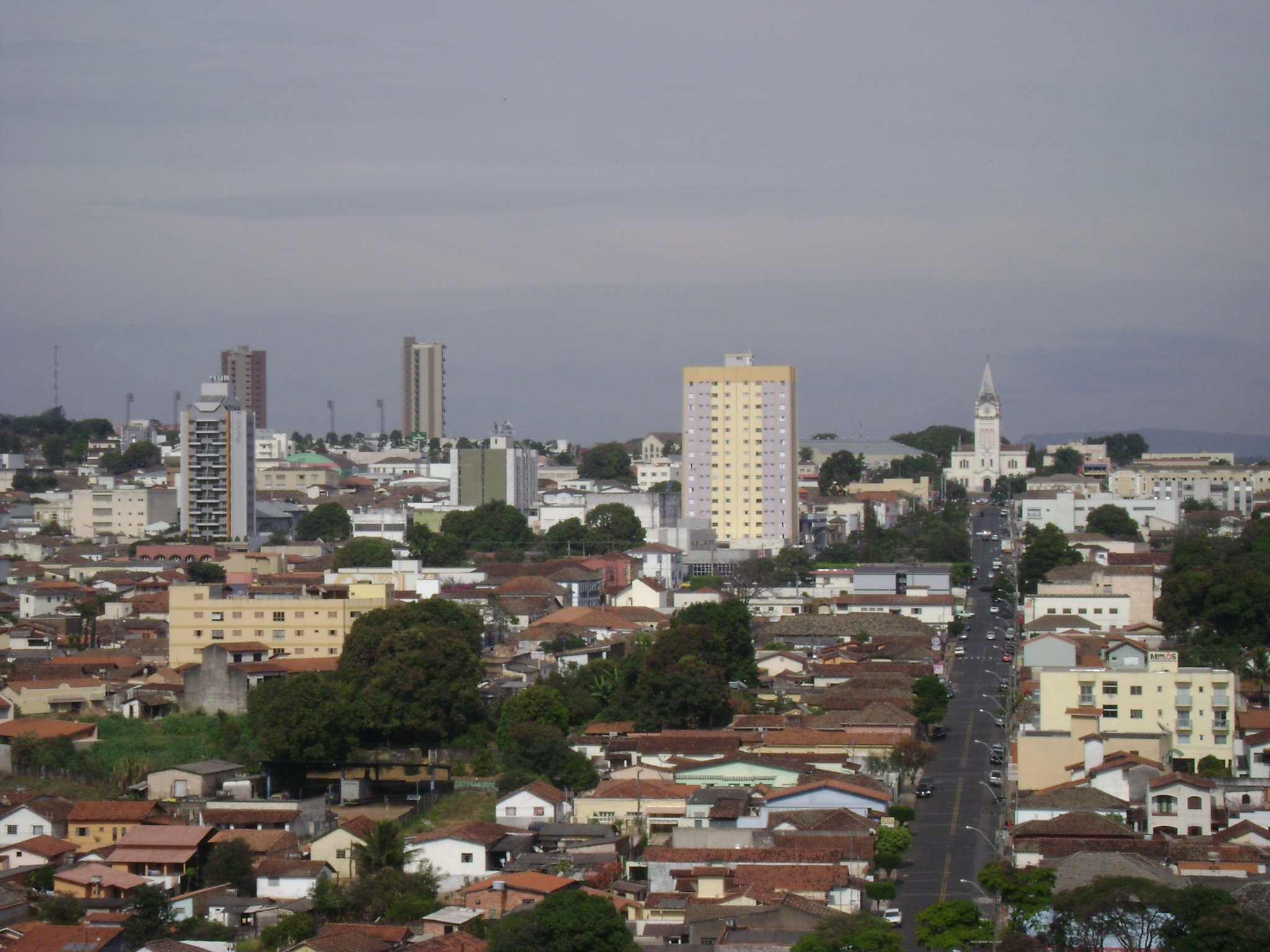 Vista panorâmica de Araxá MG
