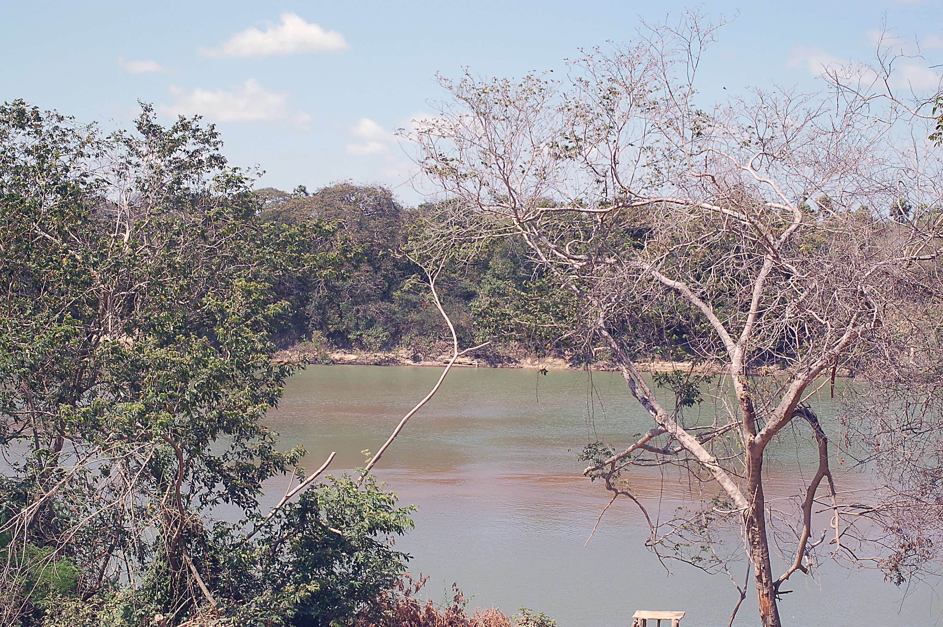 Ponte sobre o rio Tacutu ligando Bonfim RR a Lethem, na Guiana