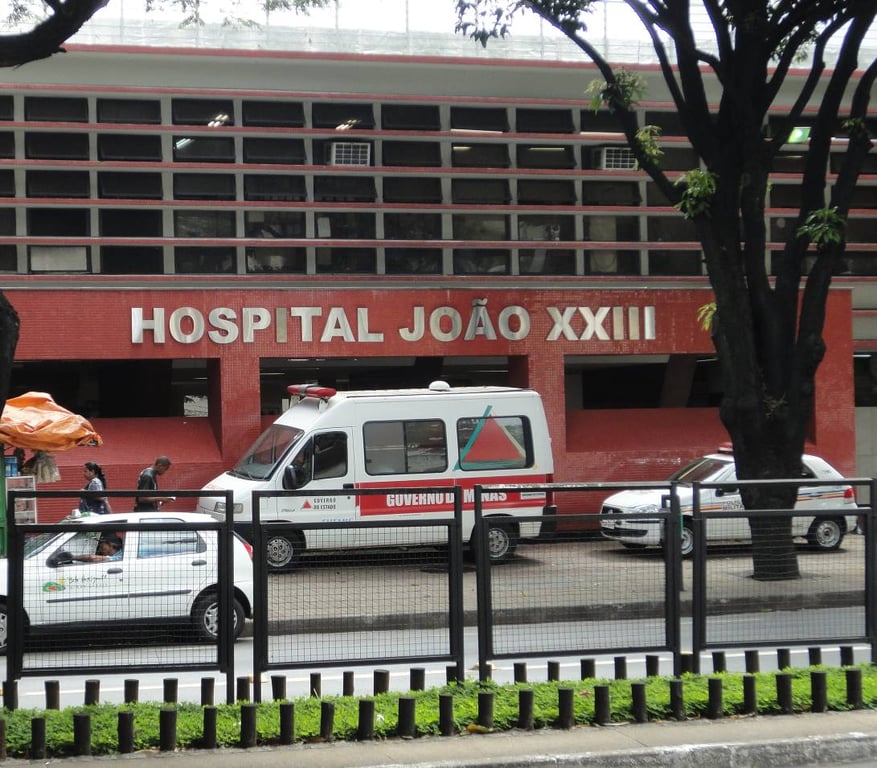 Fachada do Hospital João XXIII em Belo Horizonte