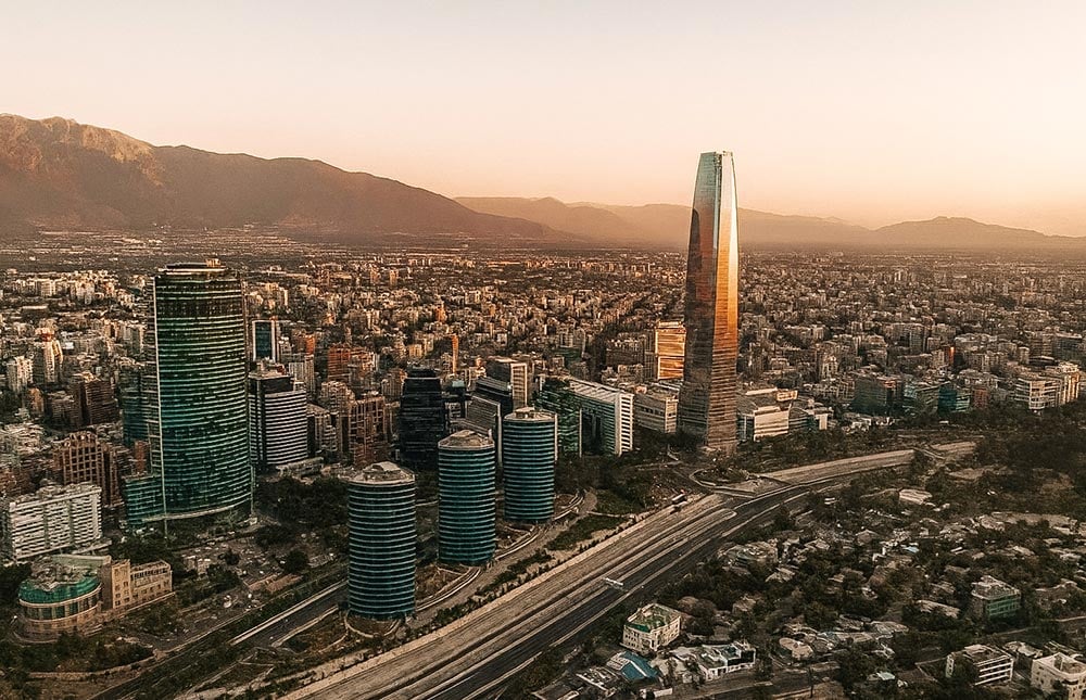 Vista aérea de Santiago RS