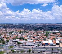 Vista aérea de Sumaré SP, cidade da Região Metropolitana de Campinas