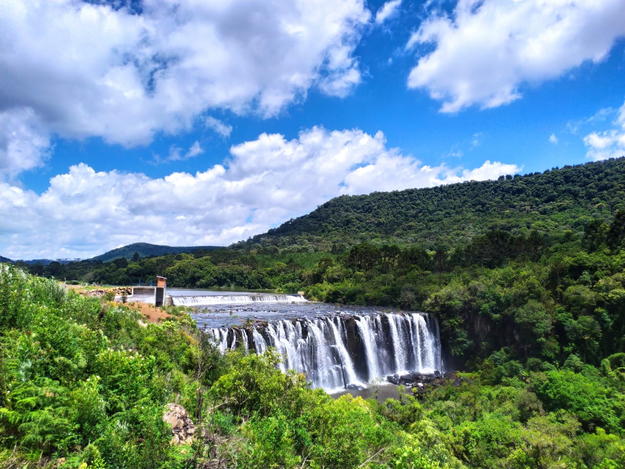 Paisagem natural do interior do Sul do Brasil