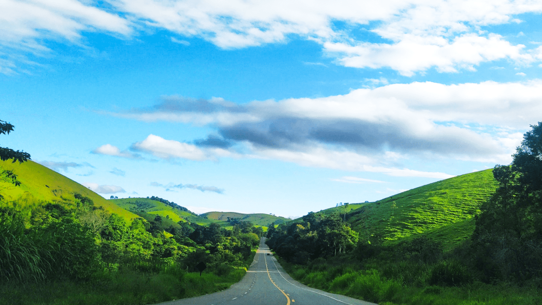 Rodovia no interior paulista