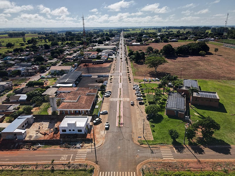 Vista urbana de Japorã MS