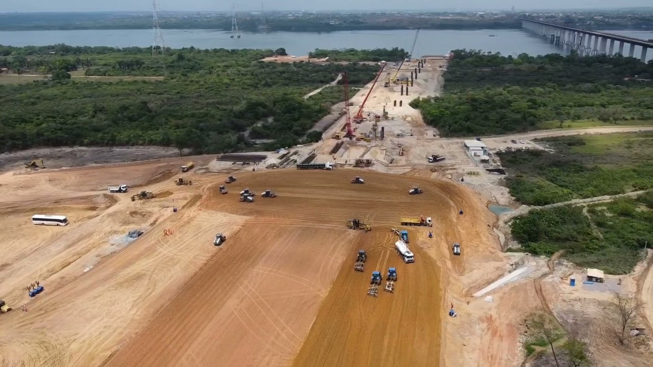 Vista do rio Tocantins em Marabá PA