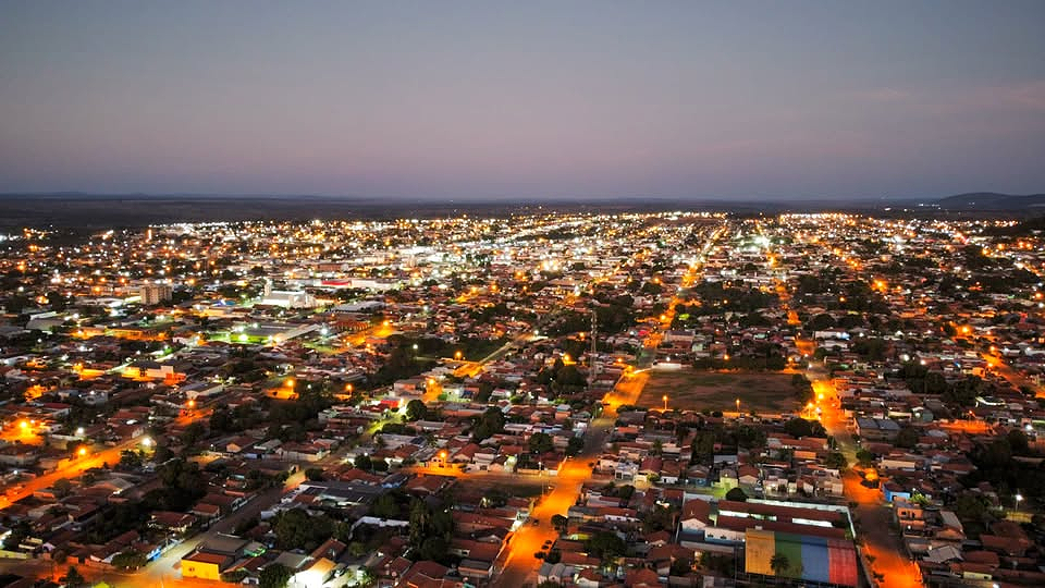 Vista aérea de Pontes e Lacerda MT