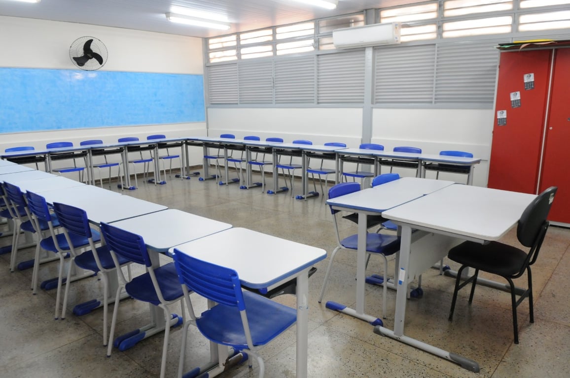 Sala de aula na rede pública