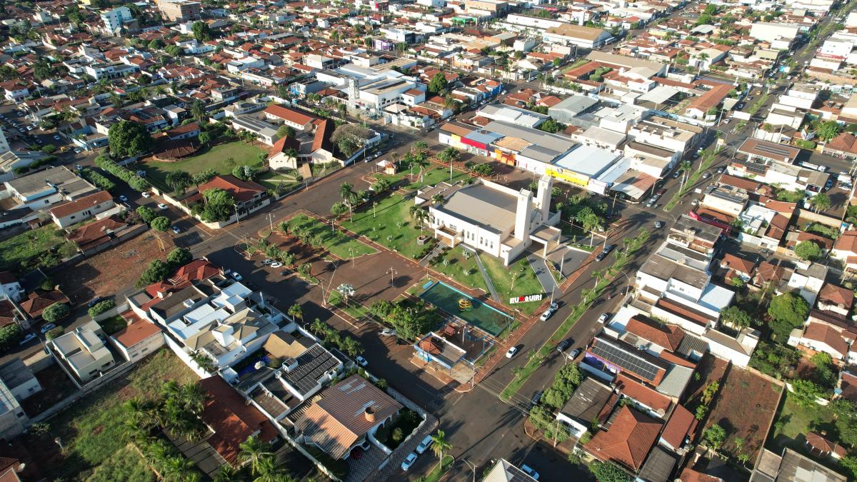 Vista aérea de Quirinópolis, no Sudoeste Goiano
