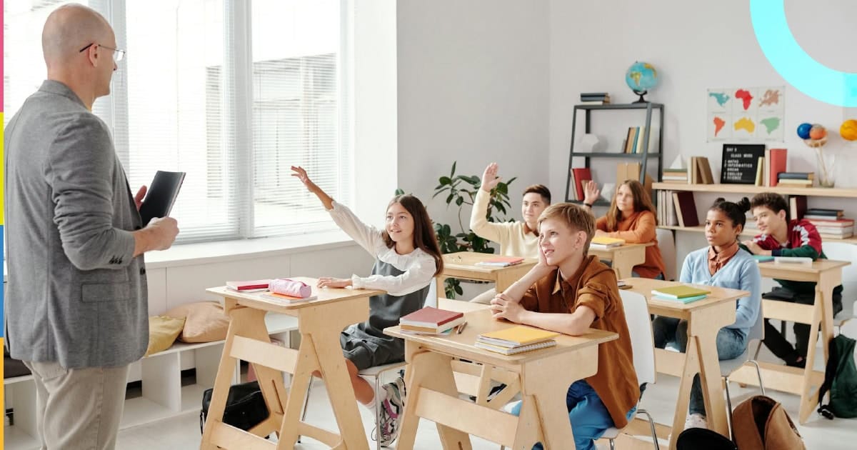 Professor em sala de aula