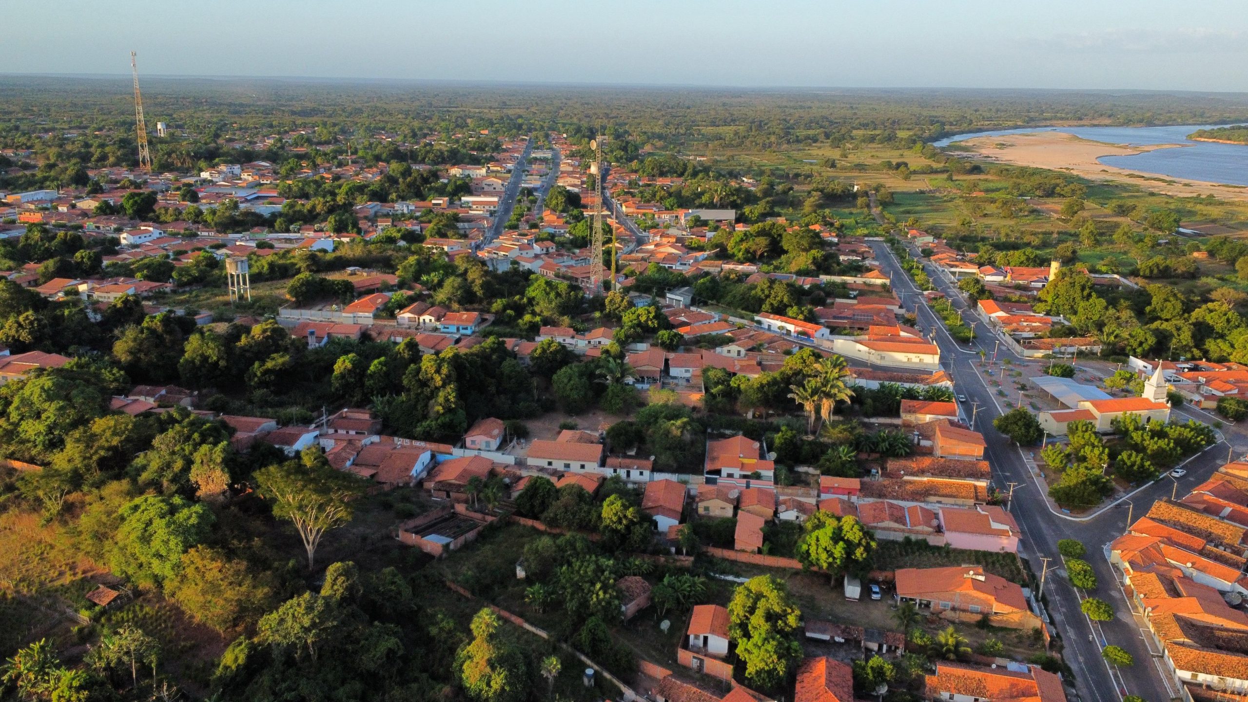 Vista aérea de Magalhães de Almeida MA