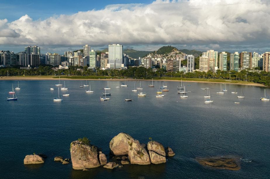 Vista panorâmica da orla de Vitória ES