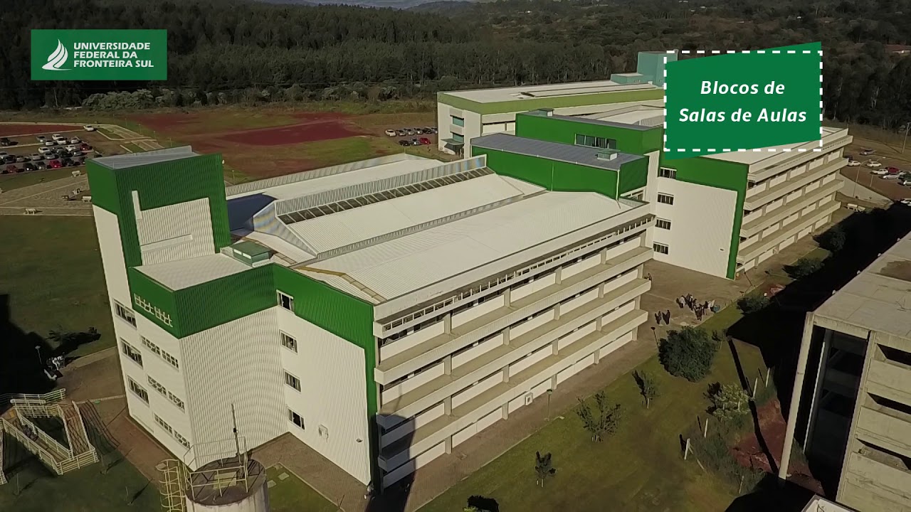 Vista aérea do campus da UFFS em Realeza (PR)