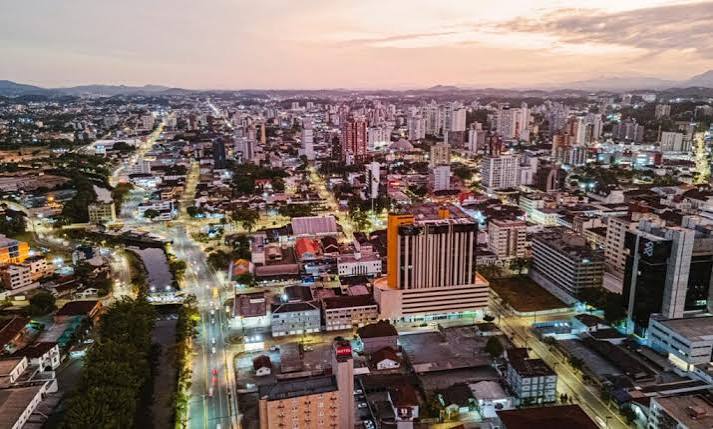 Vista aérea de Joinville SC