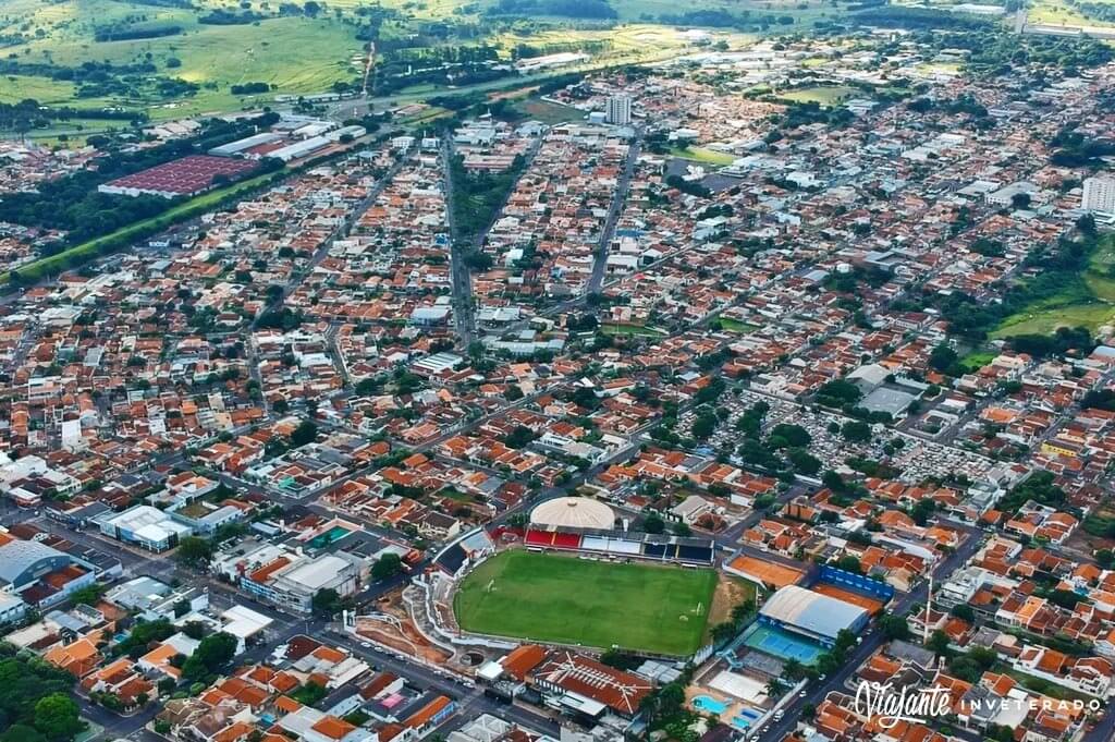Vista aérea de Tupã (SP)