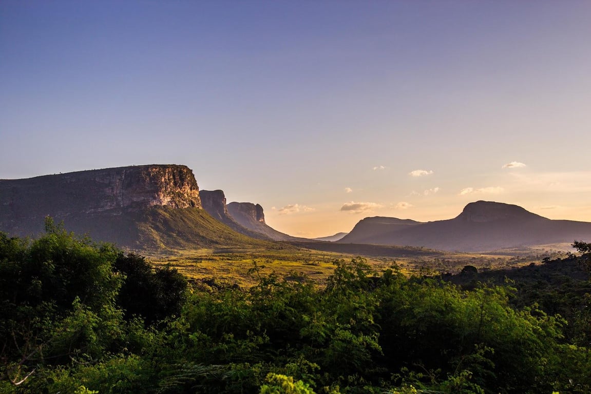 Chapada Diamantina ao entardecer