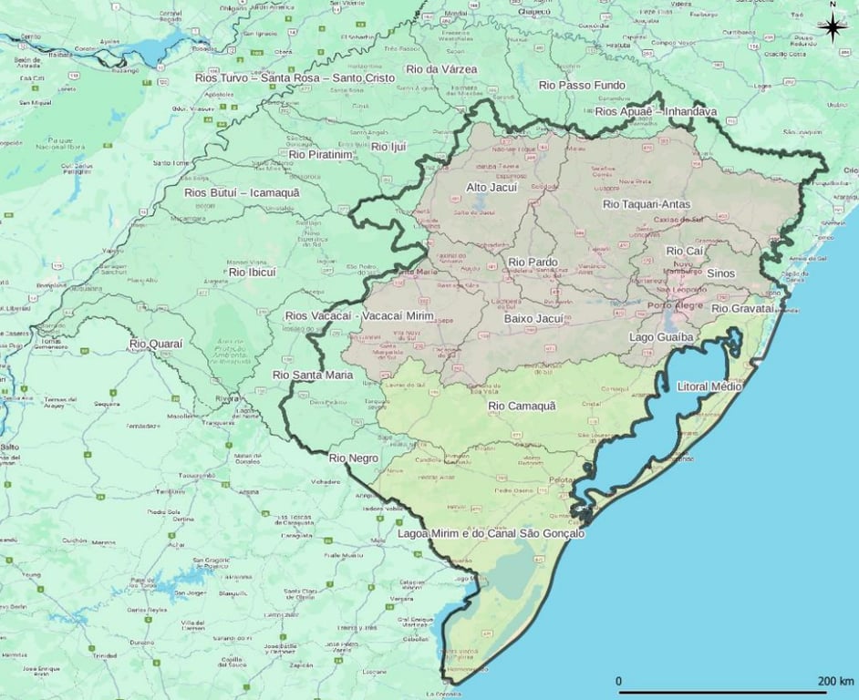 Vista aérea de Sapiranga RS