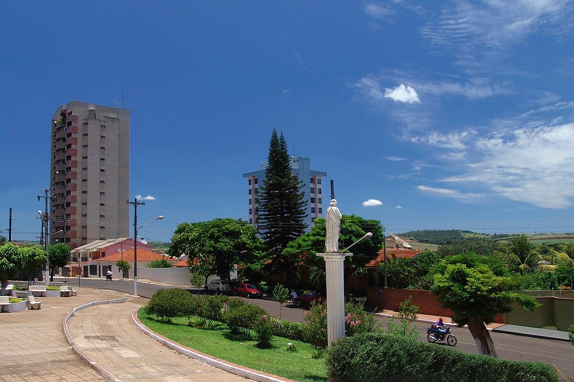 Vista aérea de Bandeirantes PR
