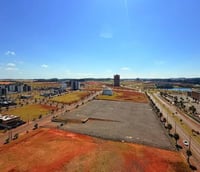 Vista aérea do campus de Guarapuava da UNICENTRO PR