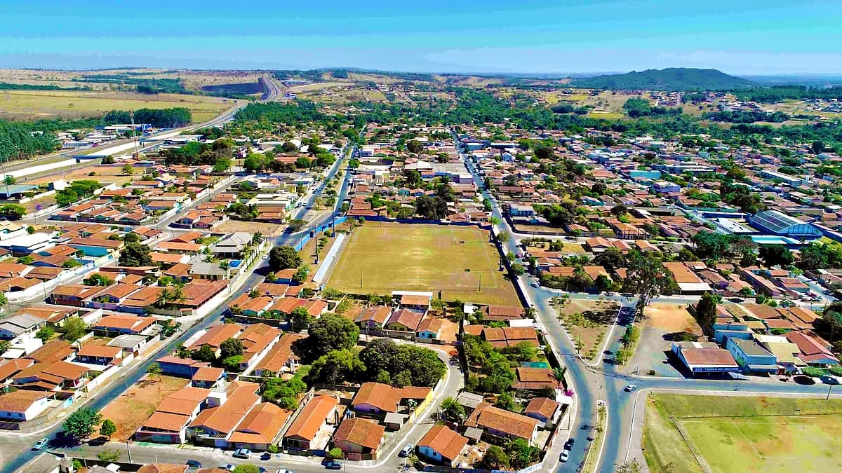 Vista aérea de Hidrolândia GO