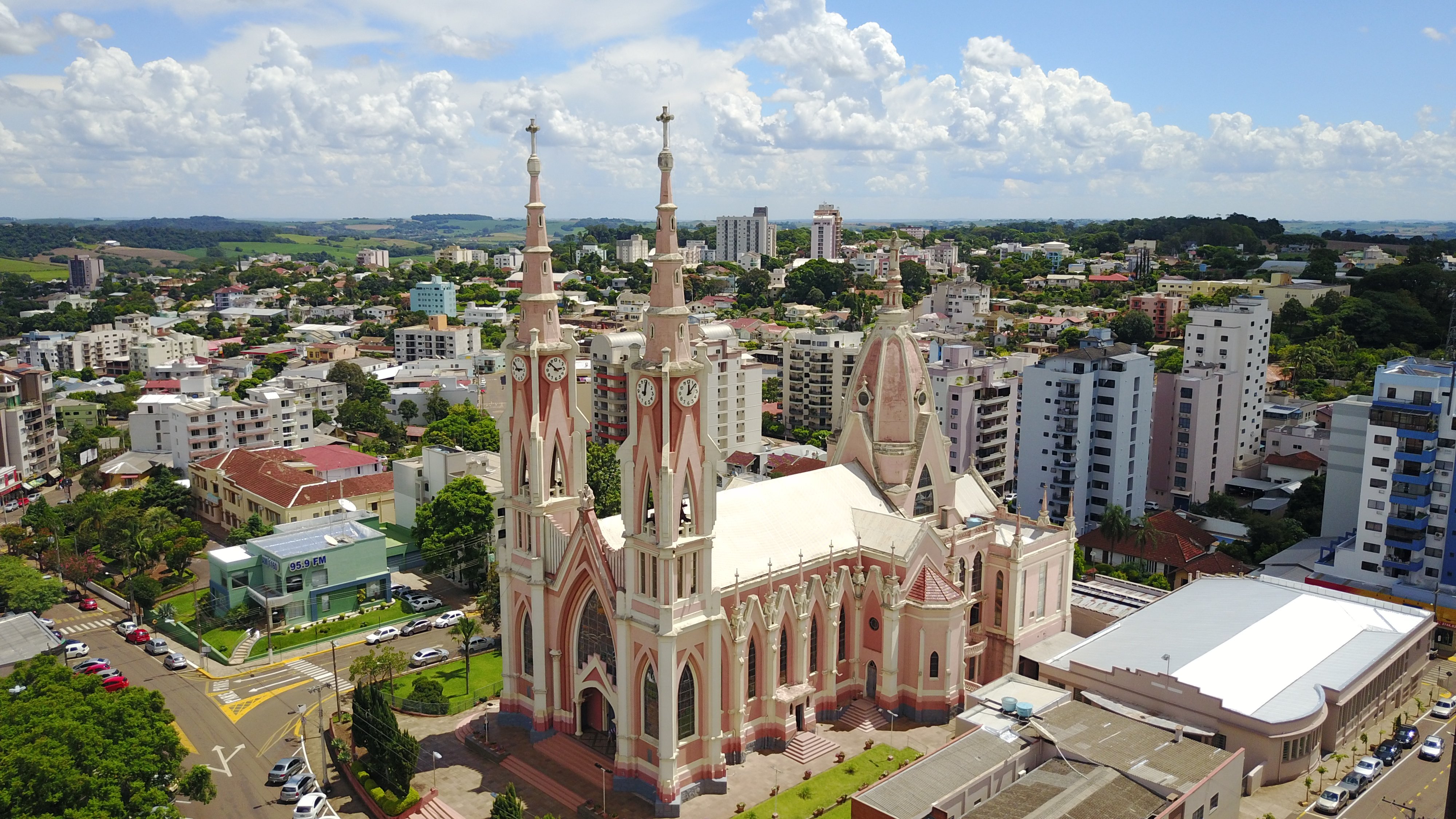 Vista aérea de Frederico Westphalen RS