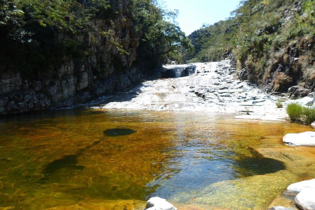Região de cachoeiras no sudoeste de Minas Gerais