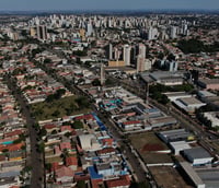 Vista aérea de Olímpia SP.
