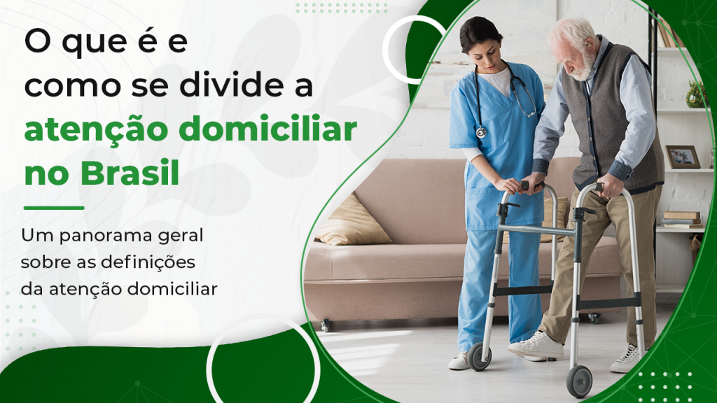 Profissional de saúde em atendimento domiciliar, representando ações da Atenção Primária