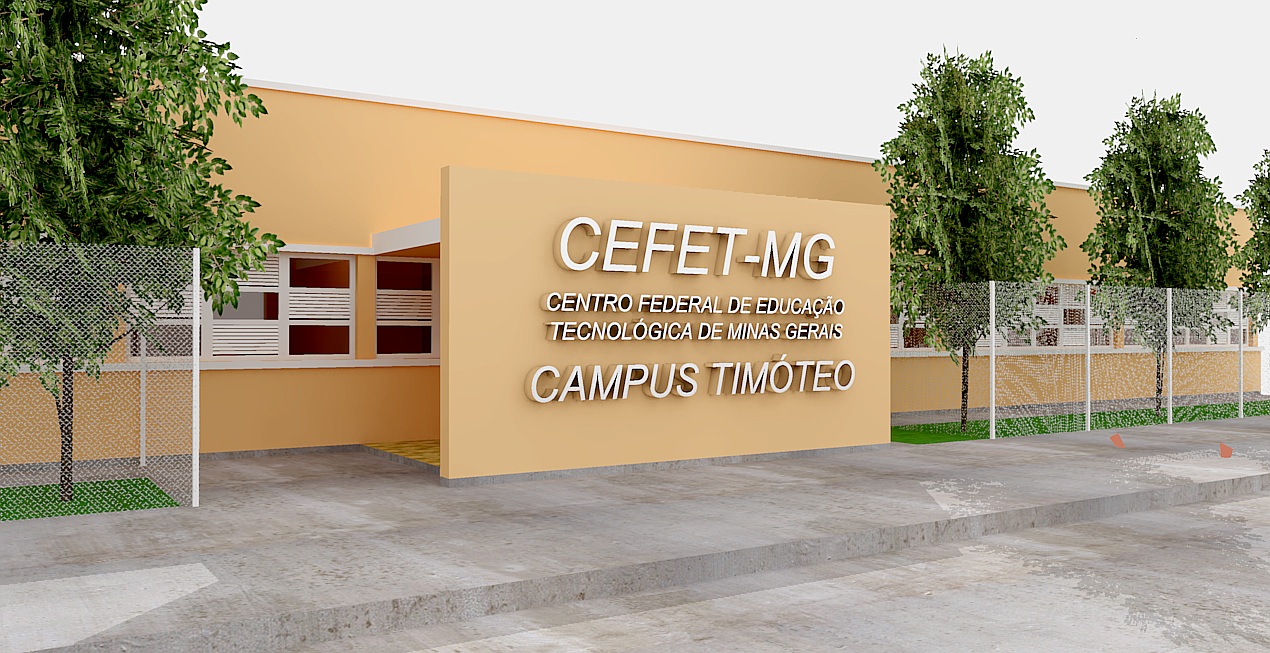 Fachada do CEFET-MG no campus Timóteo
