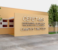 Entrada do CEFET-MG – Campus Timóteo.