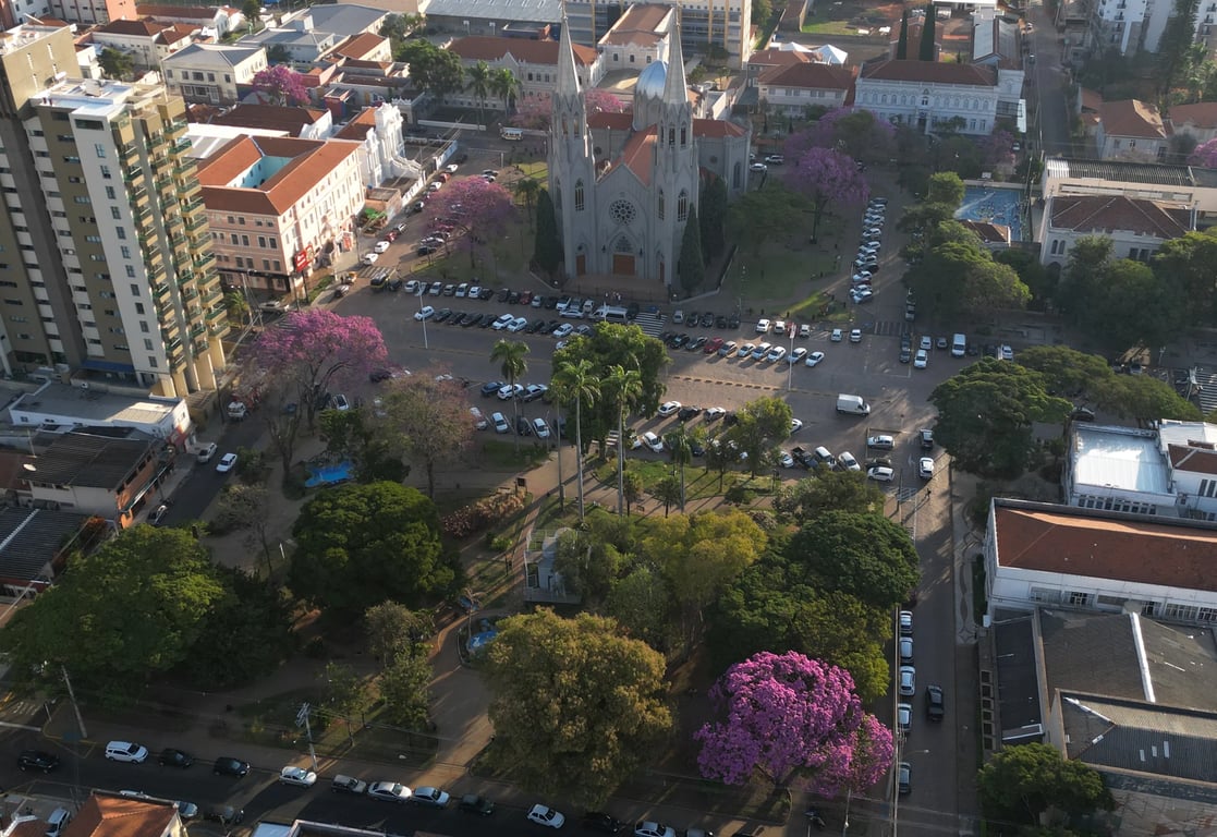 Vista aérea de Botucatu SP