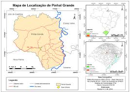Mapa e localização de Pinhal Grande RS