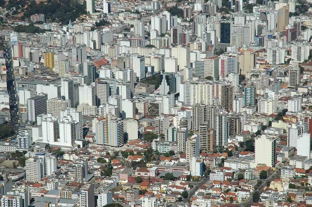 Vista aérea de Juiz de Fora MG