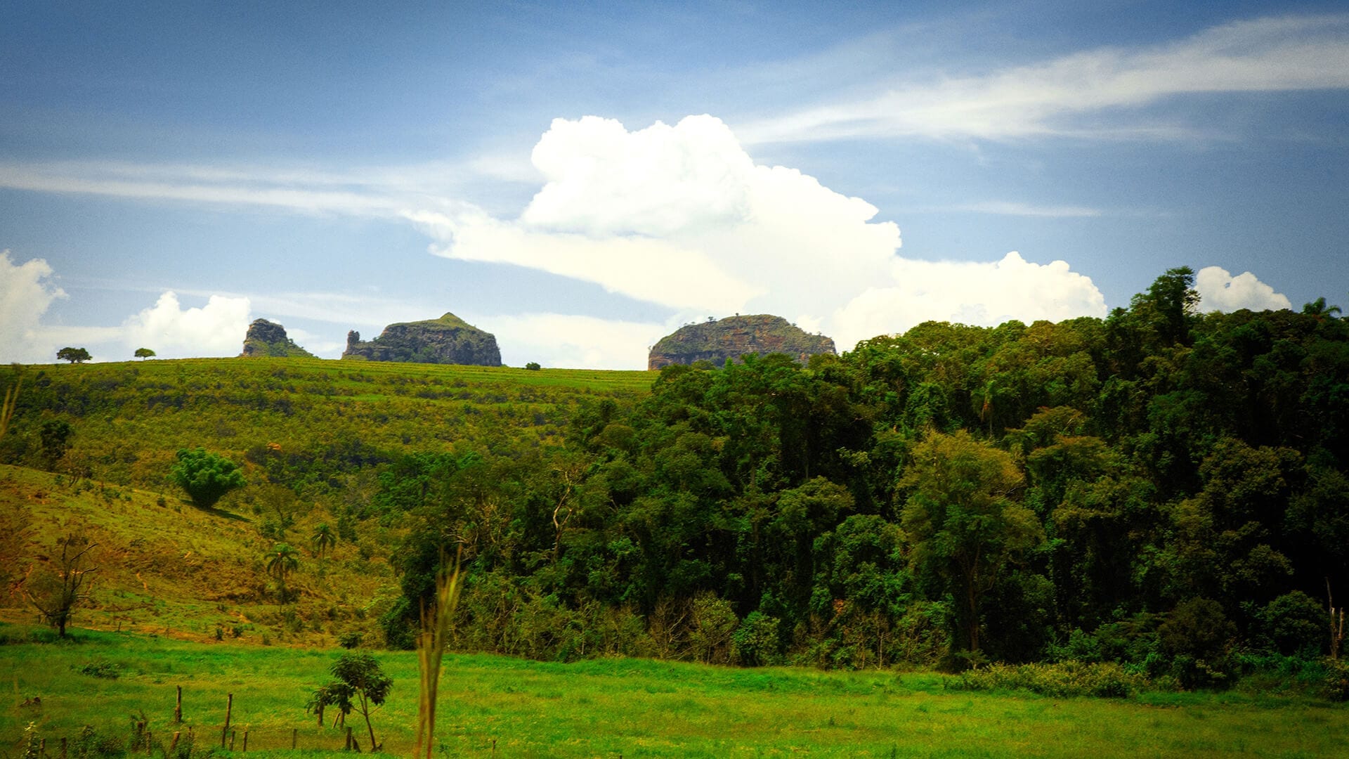 Serra do Cuesta em Botucatu SP