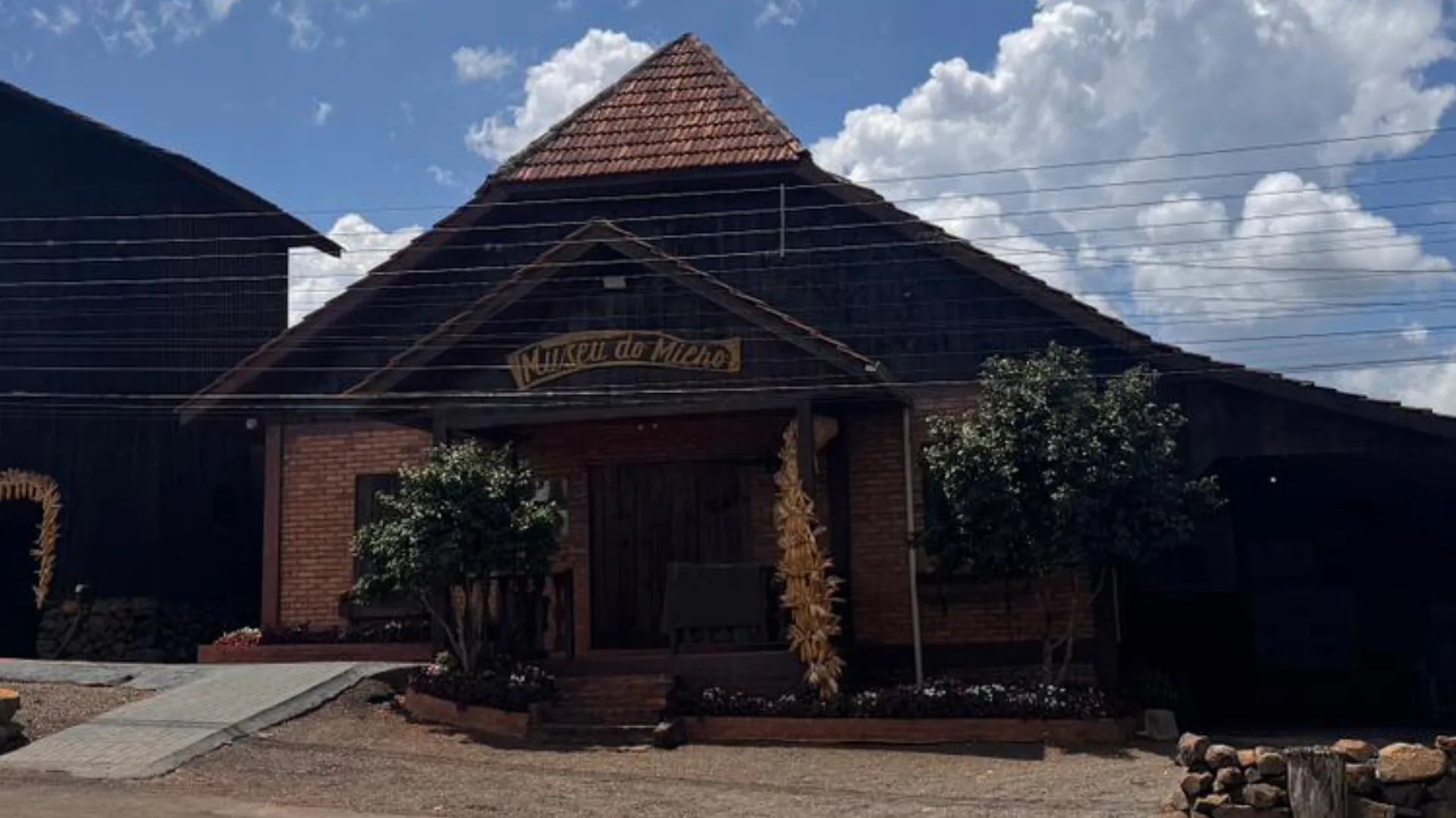 Vista do Museu do Milho, um dos cartões-postais de Xanxerê, no Oeste catarinense