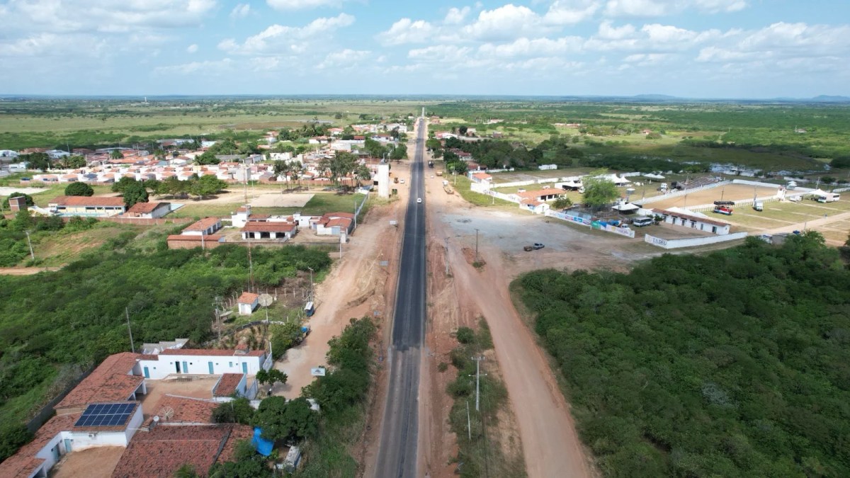 Vista aérea de São Paulo do Potengi RN