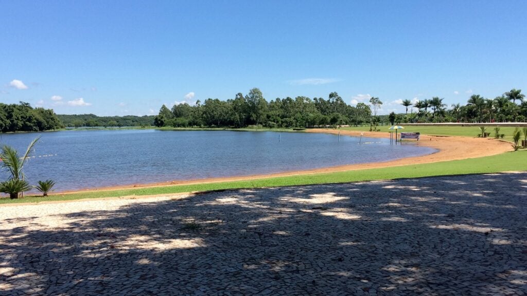 Lago de Itaipu na região oeste do Paraná