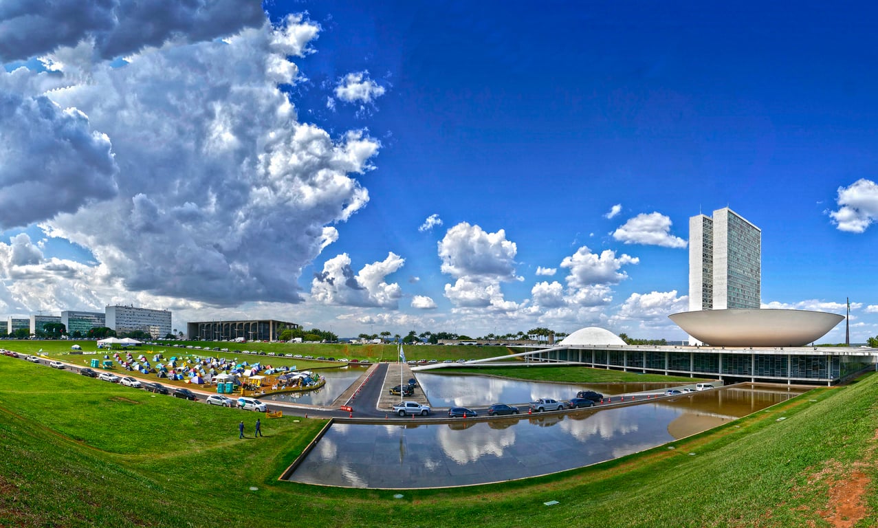 Esplanada dos Ministérios em Brasília DF