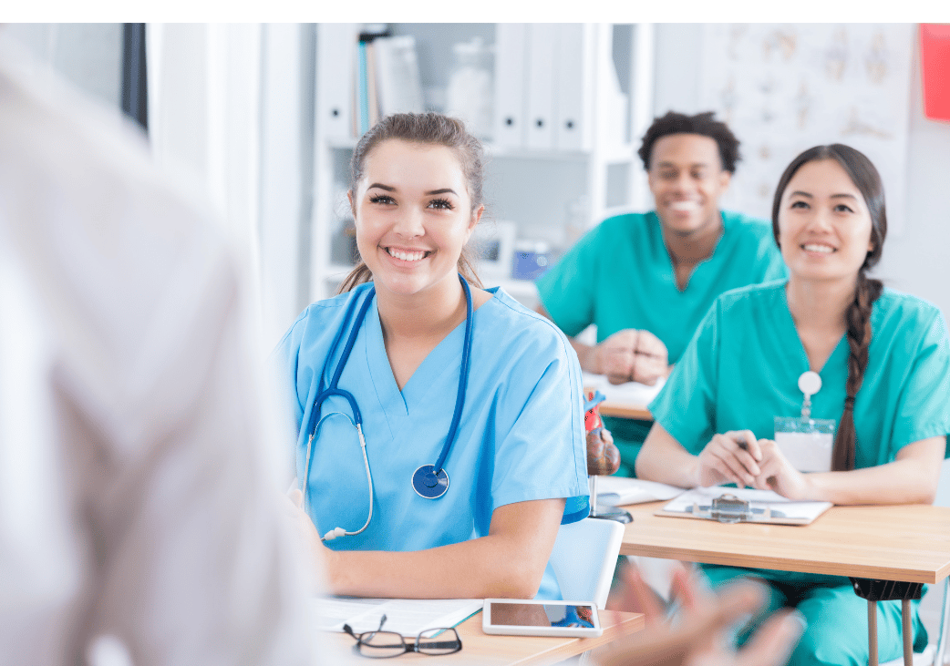 Equipe de saúde em atividade formativa