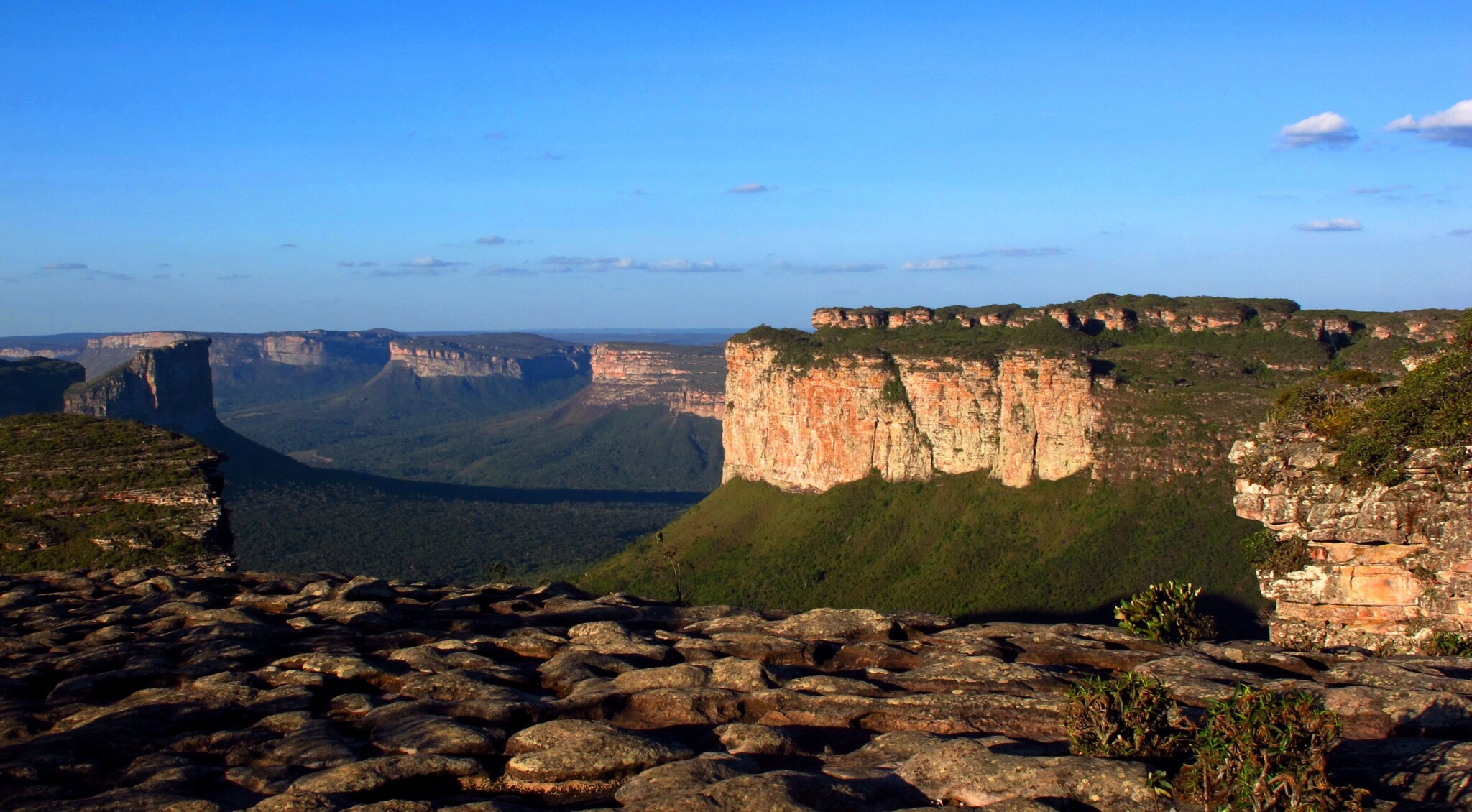 Formações rochosas e veredas na Chapada das Mangabeiras, área de nascentes do Rio Parnaíba