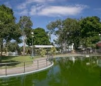 Vista de áreas urbanas e verdes em Sooretama ES, em dia claro
