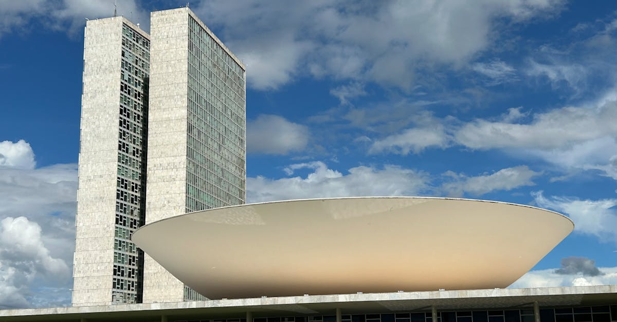 Esplanada dos Ministérios e Congresso Nacional em Brasília