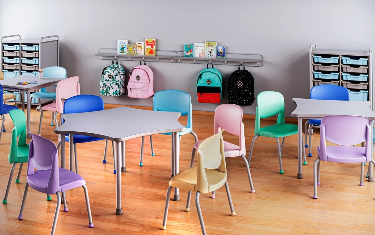 Sala de aula de ensino técnico