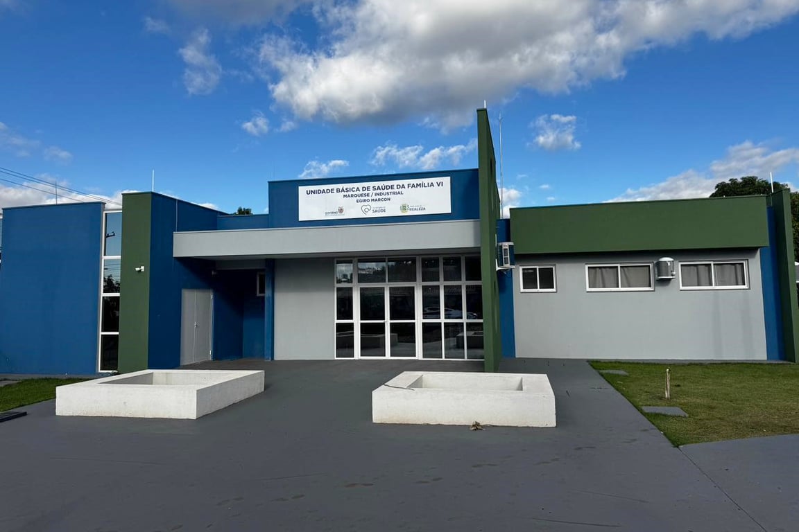 Fachada de Unidade Básica de Saúde da Família no Paraná