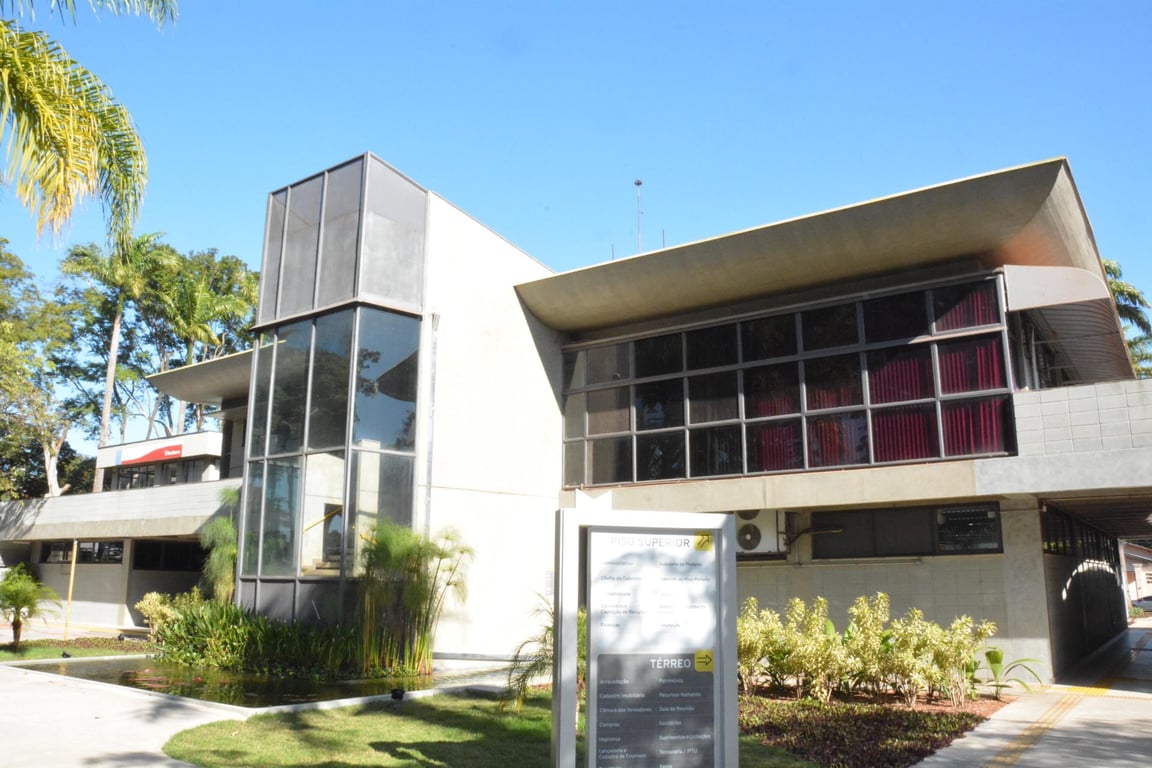 Fachada da Prefeitura de Lençóis Paulista