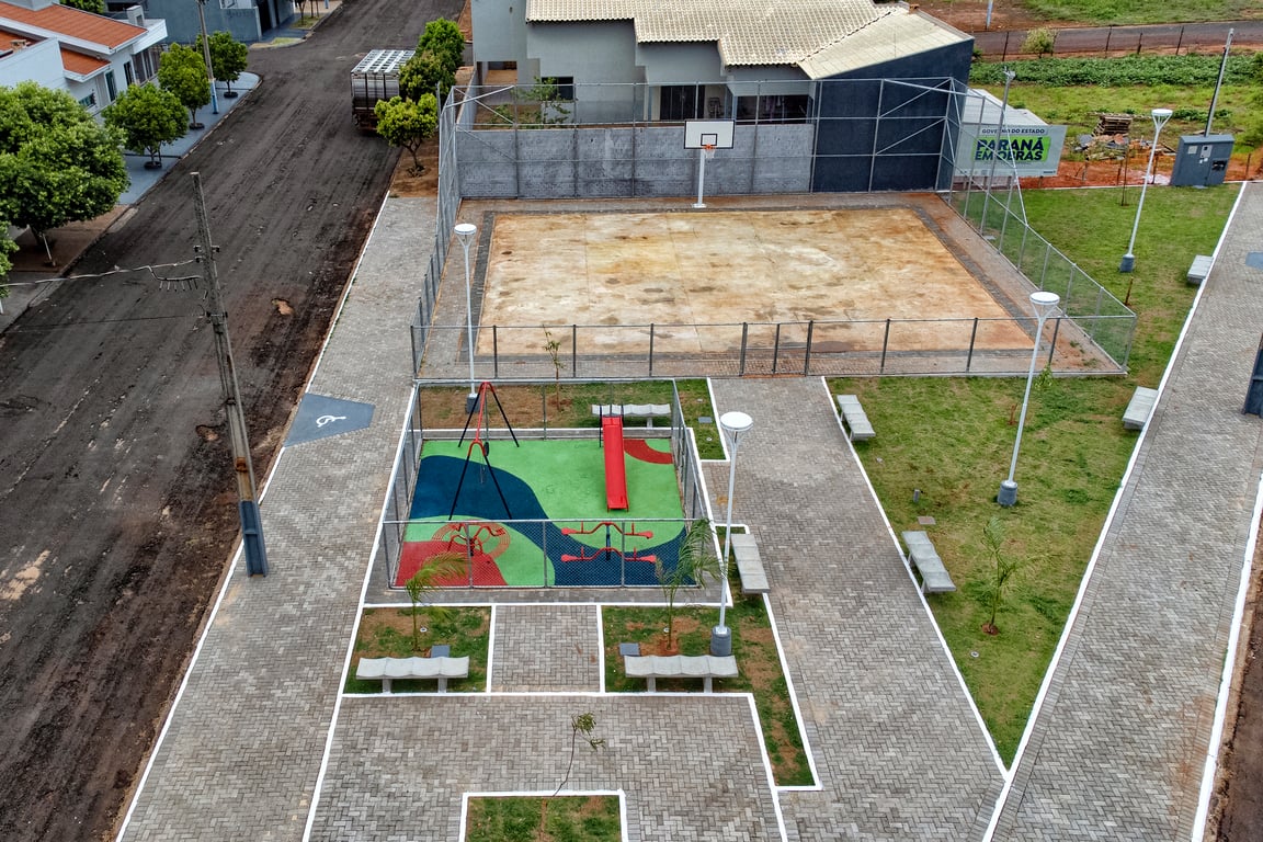 Vista aérea de Terra Rica, PR