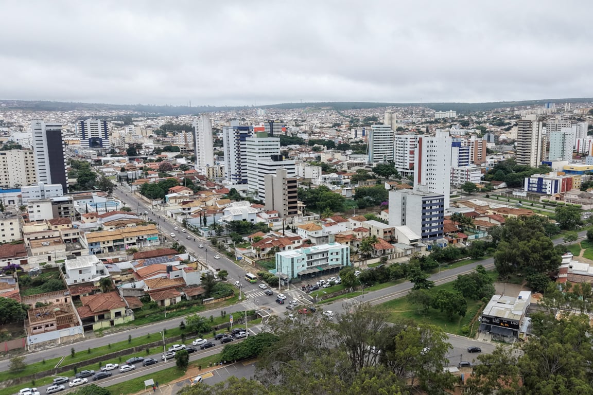 Vista aérea de Vitória da Conquista BA
