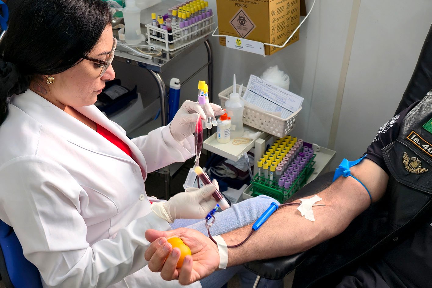 Rotina em hemoterapia