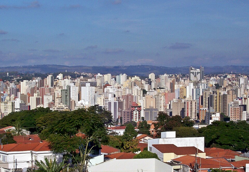 Vista aérea de Campinas, SP