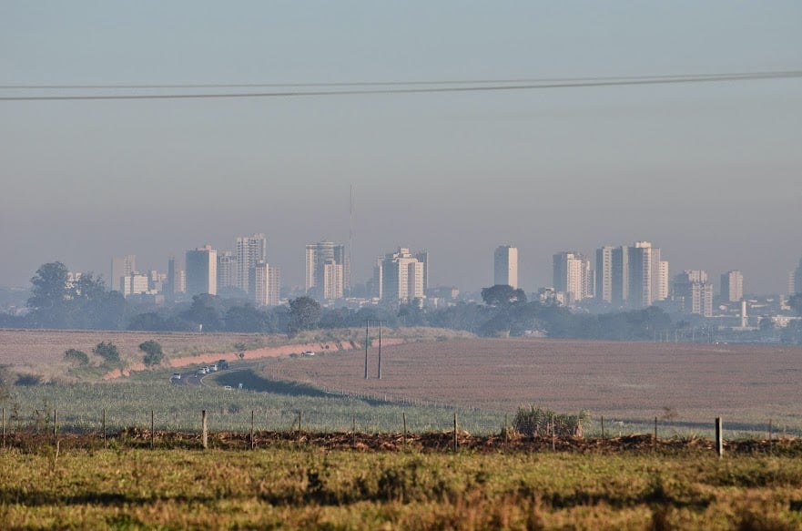 Vista aérea de Araçatuba (SP)
