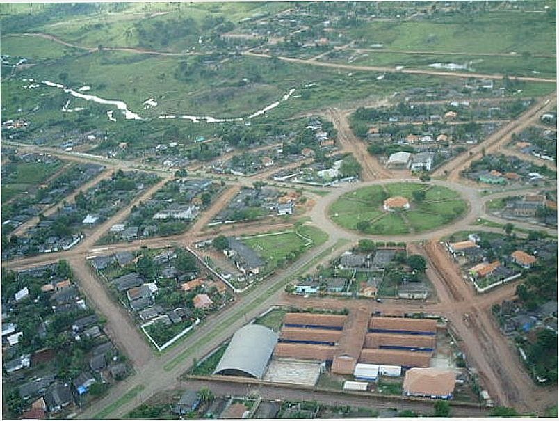 Vista aérea de Alta Floresta D’Oeste RO